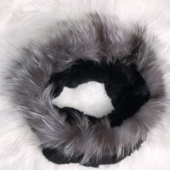 Surell Accessories - INFINITY FUR SCARF